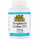 Natural Factors, ホスファチジルコリン（PC）、420mg、ソフトジェル90粒