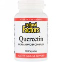 Natural Factors, ケルセチン、バイオフラボノイド コンプレックス、90粒 (Discontinued Item)