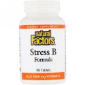 Natural Factors, Stress B Formula, Plus 1000 mg Vitamin C, 90 Tablets (Discontinued Item)