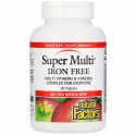 Natural Factors, スーパーマルチ、 鉄分フリー、 90錠