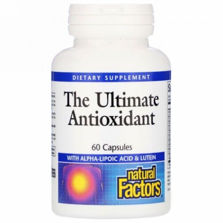 Natural Factors, The Ultimate Antioxidant with Alpha-Lipoic Acid and Lutein, 60 Capsules (Discontinued Item)