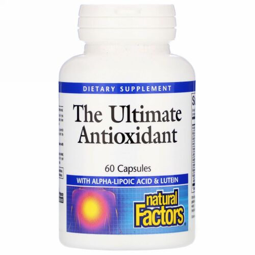 Natural Factors, The Ultimate Antioxidant with Alpha-Lipoic Acid and Lutein, 60 Capsules (Discontinued Item)