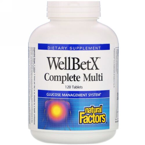 Natural Factors, WellBetX Complete Multi, 120 Tablets (Discontinued Item)