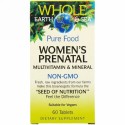 Natural Factors, Whole Earth & Sea（ホールアース＆シー）、マルチビタミン＆ミネラル（妊婦さんにも）、60粒