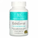Natural Factors, WomenSense、EstroSense、ホルモンバランス、植物性カプセル60錠