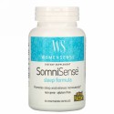Natural Factors, WomenSense、ソムニセンス、睡眠フォーミュラ、90ベジタリアンカプセル (Discontinued Item)