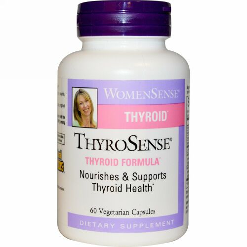 Natural Factors, ウィメンセンス、 Thyローズnse、 甲状腺、 60植物性カプセル (Discontinued Item)