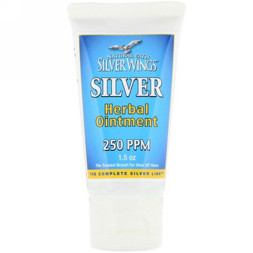 Natural Path Silver Wings, シルバー ハーブ軟膏, 250 PPM, 1.5 オンス