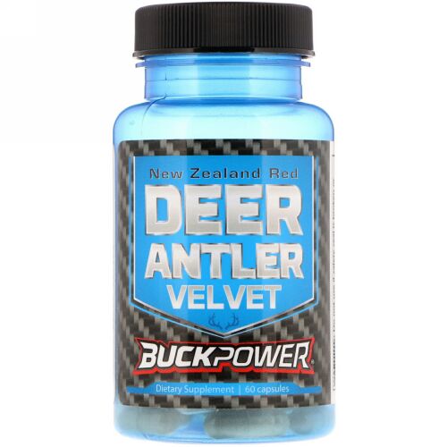 Natural Sport, バックパワー™, ニュージーランド・レッドディア・アントラーベルベット,  60 カプセル (Discontinued Item)