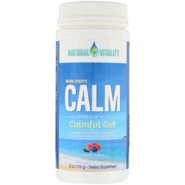 Natural Vitality, カームスペシフィックス、穏やかな胃腸、ワイルドベリー風味、6 oz (170 g) (Discontinued Item)