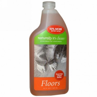Naturally It's Clean, フロアーズ、25 fl oz (740 ml) (Discontinued Item)