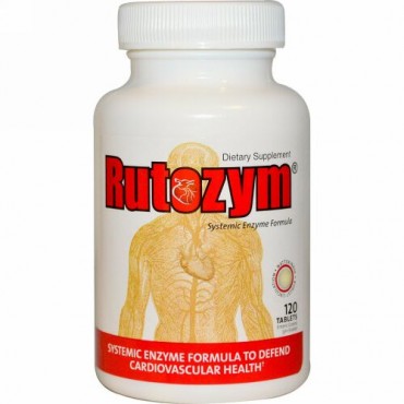 Naturally Vitamins, Rutozym®, 全身酵素フォーミュラ, 120 錠剤 (Discontinued Item)