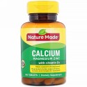 Nature Made, ビタミンD3配合カルシウムマグネシウム亜鉛、100錠