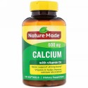 Nature Made, ビタミンD3入りカルシウム、600 mg、ソフトジェル100錠