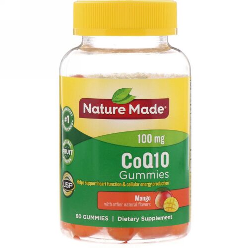 Nature Made, CoQ10 Gummies, Mango, 60 Gummies (Discontinued Item)