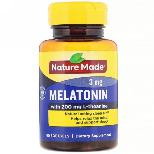Nature Made, Melatonin, 3 mg, 60 Softgels