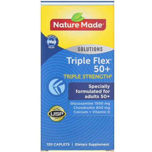 Nature Made, Triple Flex（トリプルフレックス）50+、トリプルストレングス、120粒