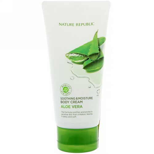 Nature Republic, 癒して保湿するアロエベラ、90%ボディクリーム、150ml (Discontinued Item)