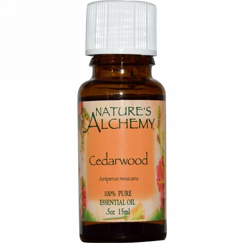 Nature's Alchemy, シダーウッド, エッセンシャルオイル, .5 oz (15 ml) (Discontinued Item)