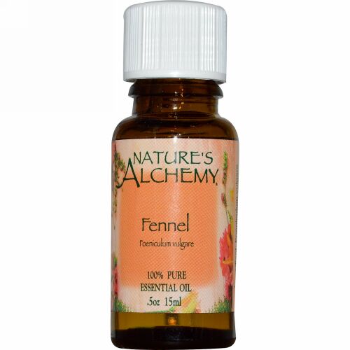 Nature's Alchemy, エッセンシャルオイル、 フェンネル、 0.5オンス (15 ml) (Discontinued Item)