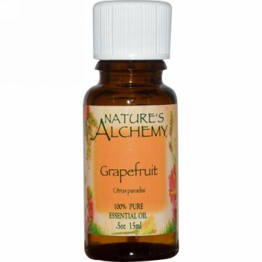 Nature's Alchemy, グレープフルーツ, エッセンシャルオイル, 0.5 オンス (15 ml) (Discontinued Item)