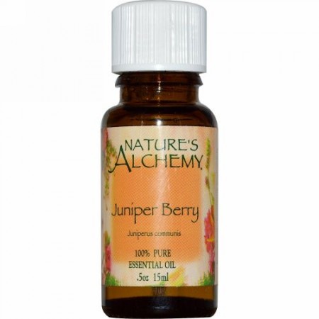 Nature's Alchemy, ジュニパー・ベリー、エッセンシャルオイル、 0.5 oz (15 ml) (Discontinued Item)