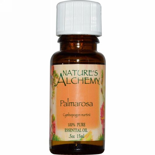 Nature's Alchemy, パルマローザ、 エッセンシャルオイル、 .5 oz (15 ml) (Discontinued Item)