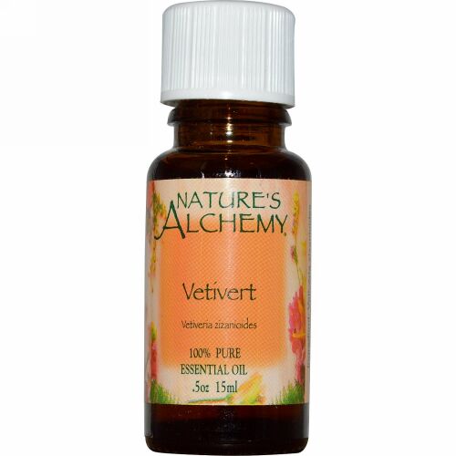 Nature's Alchemy, ヴェティベート、 エッセンシャルオイル、 .5 oz (15 ml) (Discontinued Item)