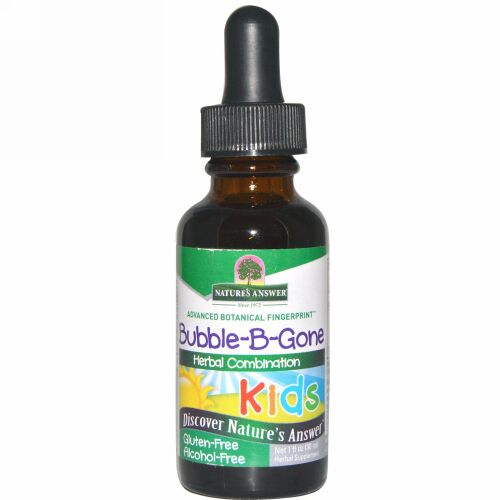 Nature's Answer, バブル-B-ゴーン、小児用、ノンアルコール、1 液量オンス (30 ml) (Discontinued Item)