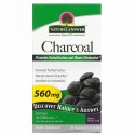 Nature's Answer, チャコール、精製活性炭、560mg、植物性カプセル90粒