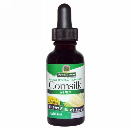 Nature's Answer, コーンシルク, アルコールフリー,  2,000 mg, 1 液量オンス (30 ml)