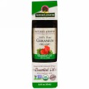 Nature's Answer, ゼラニウム・オーガニック・エッセンシャルオイル、0.5 液体オンス（15 ml）