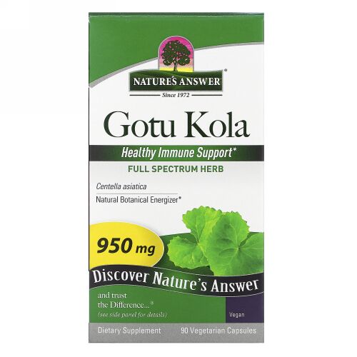 Nature's Answer, ゴツコラ、950mg、ベジカプセル90粒