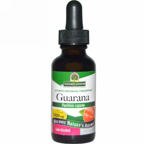 Nature's Answer, ガラナ、 Paullinia Cupana、 1,000 mg,、1 液量オンス (30 ml)