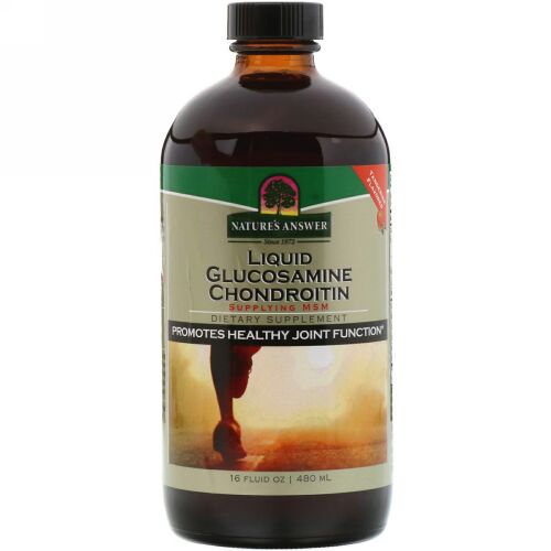 Nature's Answer, Liquid Glucosamine Chondroitin, Tangerine Flavored, 16 fl oz (480 ml) (Discontinued Item)