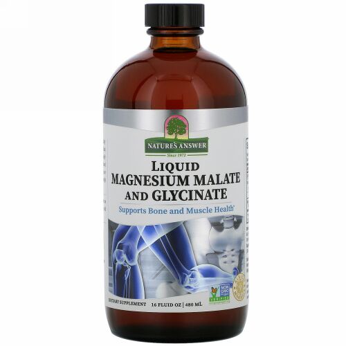 Nature's Answer, Liquid Magnesium Malate and Glycinate, 16 fl oz (480 ml)