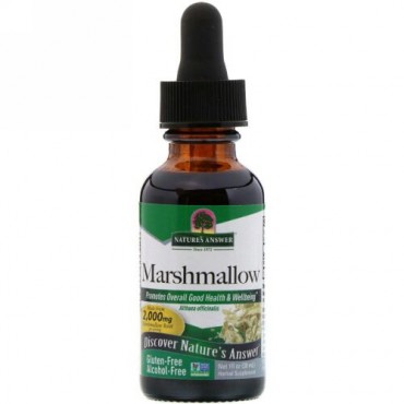 Nature's Answer, ウスベニタチアオイ、 アルコールフリー、 2000 mg、 1液量オンス (30 ml)