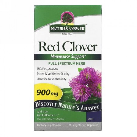 Nature's Answer, レッドクローバー, 900 mg, 90粒（ベジタブルカプセル）