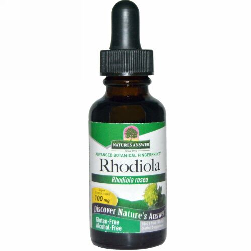 Nature's Answer, ロディオラ、 ロディオラ・ロゼア、 100 mg、 1 fl oz (30 ml)