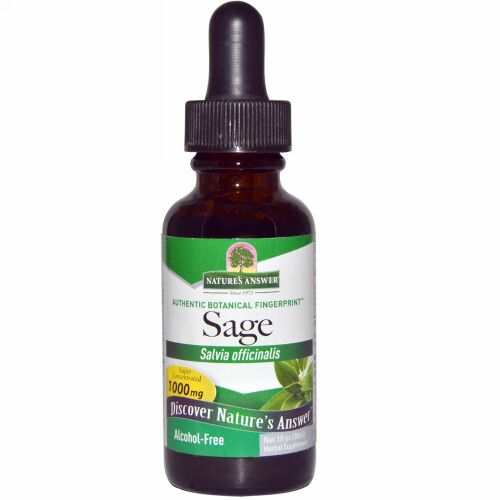 Nature's Answer, セージ、 アルコール不使用、 1 fl oz (30 ml)