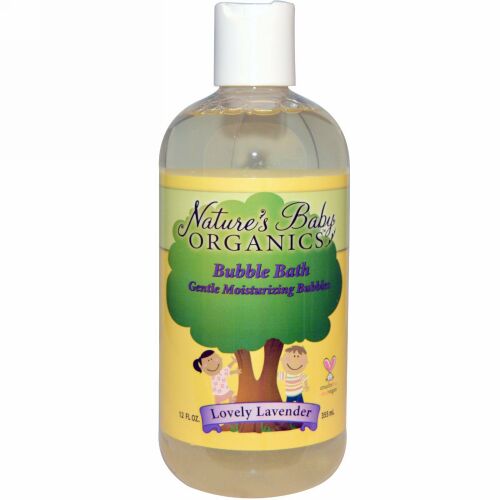 Nature's Baby Organics, バブルバス、ラブリーラベンダー、12 fl oz (355 ml) (Discontinued Item)