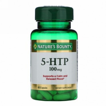 Nature's Bounty, 5-HTP、 100 mg、 60カプセル