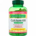 Nature's Bounty, ビタミンD3配合 カルシウム 600、250 錠