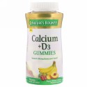 Nature's Bounty, カルシウム + D3 グミ、ピーチ、バナナ & チェリーフレーバー、70グミ