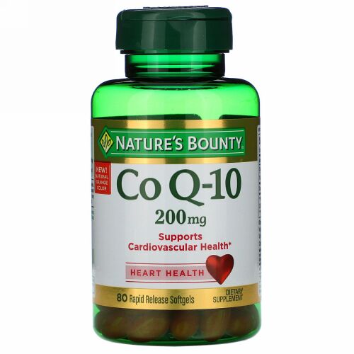 Nature's Bounty, Co Q-10、200 mg、急速放出ソフトジェル80個