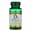 Nature's Bounty, D3、250 mcg (10,000 IU)、速放性ソフトジェル72粒