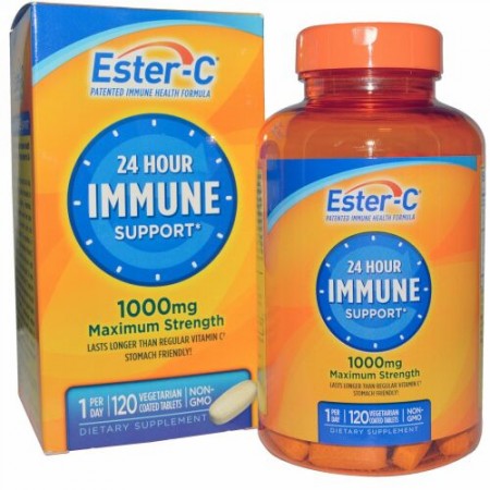 Nature's Bounty, Ester-C（エスターC）、1,000mg、植物性コーティングタブレット120粒