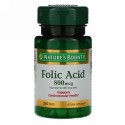 Nature's Bounty, Folic Acid, 800 mcg, 250 Tablets