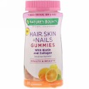 Nature's Bounty, オプティマル・ソリューション、ビオチンとコラーゲン配合、髪、肌、ネイル、トロピカルシトラス味、グミ80個