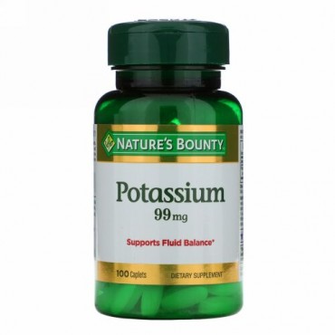 Nature's Bounty, カリウム、 99 mg、 100カプセル